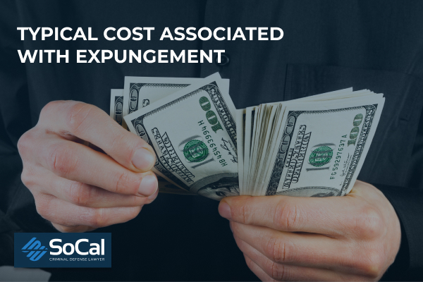 Typical cost associated with expungement